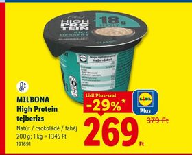 MILBONA High Protein tejberizs – Lidl