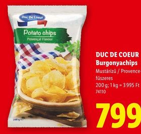 DUC DE COEUR Burgonyachips – Lidl