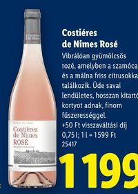 Costiéres de Nimes Rosé – Lidl