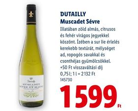DUTAILLY Muscadet Sévre – Lidl