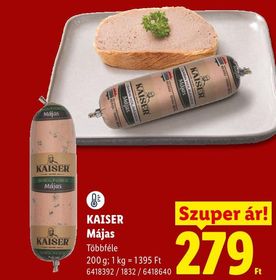 KAISER Májas – Lidl