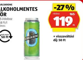 KARLSKRONE ALKOHOLMENTES SÖR – Aldi