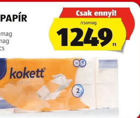 KOKETT TOALETTPAPÍR – Aldi
