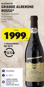 GRANDE ALBERONE ROSSO* – Aldi