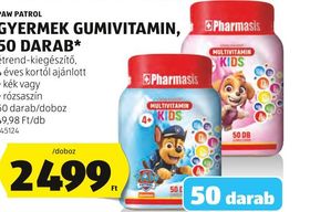 PAW PATROL GYERMEK GUMIVITAMIN, 50 DARAB* – Aldi