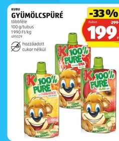 KUBU GYÜMÖLCSPÜRÉ – Aldi