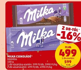 Milka MILKA CSOKOLÁDÉ – Penny