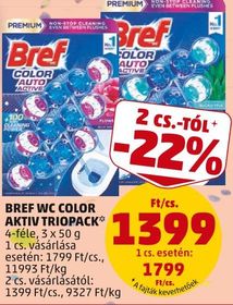 Bref BREF WC COLOR AKTIV TRIOPACK* – Penny