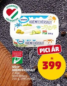 Sissy SISSY KRÉMFEHÉRSAJT – Penny