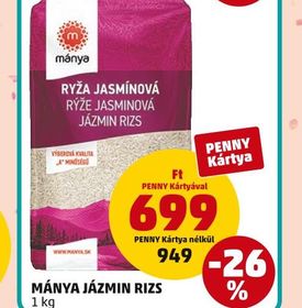 Mánya MÁNYA JÁZMIN RIZS – Penny