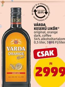 Várda VÁRDA KESERŰ LIKÖR – Penny