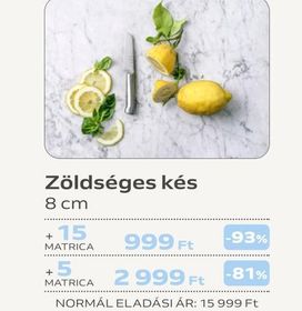 SMEG Zöldséges kés – Auchan
