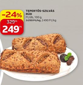 TEPERTŐS-SZILVÁS RÚD – Auchan