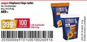 Elephant Chips tallér – Coop
