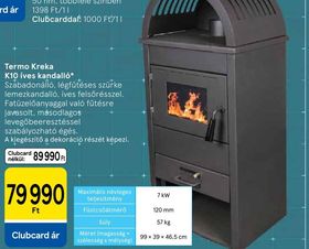 Termo Kreka K10 íves kandalló* – Tesco