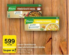 Knorr leveskocka vagy pörköltszaft-kocka – Tesco