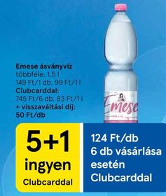 Emese ásványvíz – Tesco