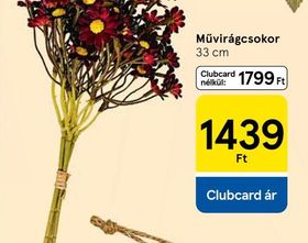 Művirágcsokor – Tesco