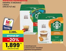 Starbucks kávékapszula – Spar