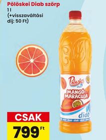 Pölöskei Diab szörp – Spar
