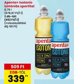 Apenta+ Isotonic izotóniás sportital – Spar