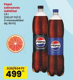 Pepsi szénsavas üdítőital – Spar