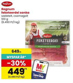Regnum feketeerdei sonka – Spar