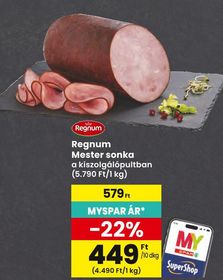 Regnum Mester sonka – Spar