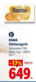 RAMA Sütőmargarin – Lidl