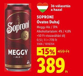 SOPRONI Óvatos Duhaj – Lidl