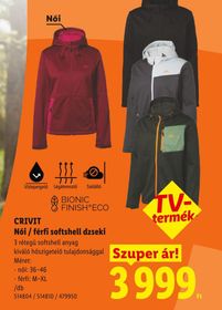 CRIVIT Női / férfi softshell dzseki – Lidl