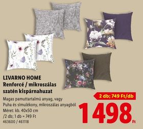 LIVARNO HOME Renforcé / mikroszálas szatén kispárnahuzat – Lidl