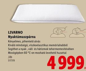 LIVARNO Nyaktámaszpárna – Lidl