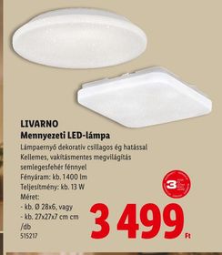 LIVARNO Mennyezeti LED-lámpa – Lidl