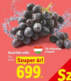 Hazai kék szőlő – Lidl