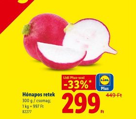 Hónapos retek – Lidl