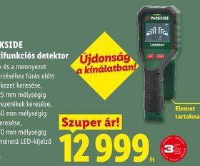 PARKSIDE Multifunkciós detektor – Lidl