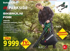 PARKSIDE Elektromos lombszívó- / fúvó – Lidl