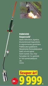 PARKSIDE Gázperzselő – Lidl