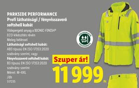 PARKSIDE PERFORMANCE Profi láthatósági / fényvisszaverő softshell kabát – Lidl