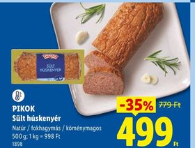 PIKOK Sült húskenyér – Lidl