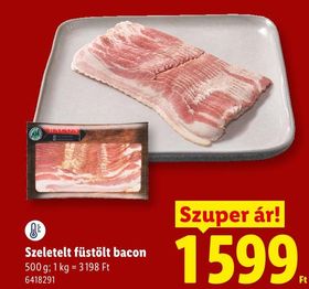 Szeletelt füstölt bacon – Lidl