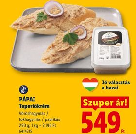 PÁPAI Tepertőkrém – Lidl