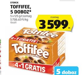 STORCK TOFFIFEE, 5 DOBOZ* – Aldi