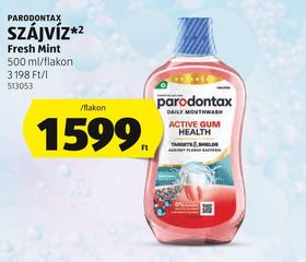 PARODONTAX SZÁJVÍZ – Aldi