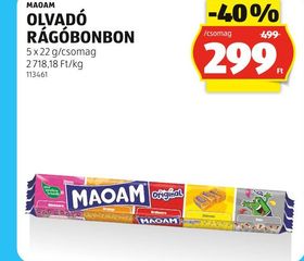 MAOAM OLVADÓ RÁGÓBONBON – Aldi