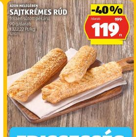 AZON MELEGÉBEN SAJTKRÉMES RÚD – Aldi