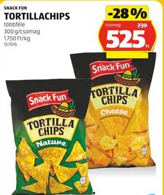 SNACK FUN TORTILLACHIPS – Aldi