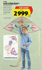 CRANE SZÉLSÁRKÁNY – Aldi