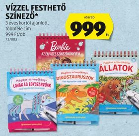 VÍZZEL FESTHETŐ SZÍNEZŐ* – Aldi